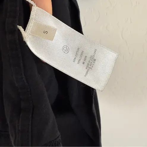 The Row Tori Organic Cotton T-Shirt in Black