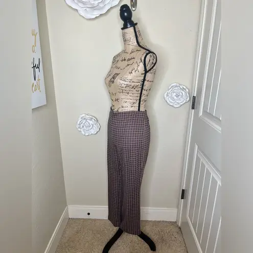 Maeve NTM: by Anthropologie Margot Herringbone Orange, Blue & Tan Knit Pants L