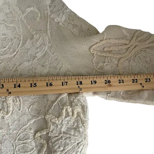 Laura Ashley Laura Ashley Y2k Size Small Lace Embroidered Fairy Cottage Cardigan Sweater