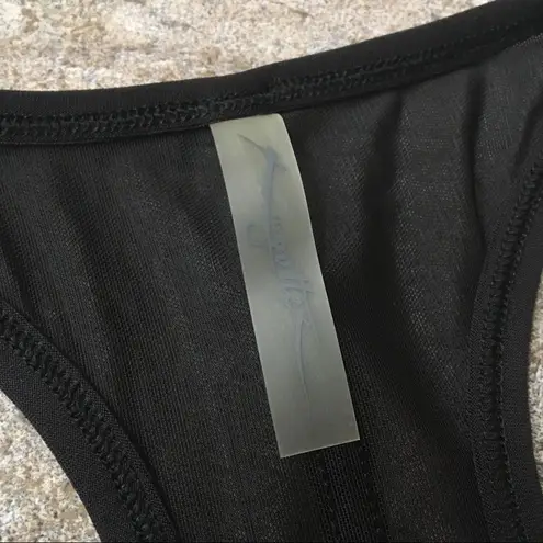 X By Gottex Mesh Contrast Green Sports Bra XS