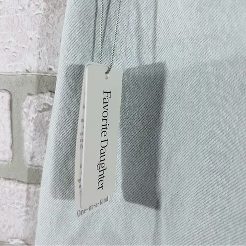 Favorite Daughter NWT The Taylor Trouser Straight Leg Sierra Wash Jeans Size 32 Blue