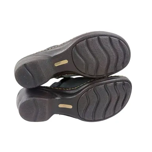 *Softspots Lara Clogs Womens Size 9.5W Gray Suede Leather Comfort Casual Boho