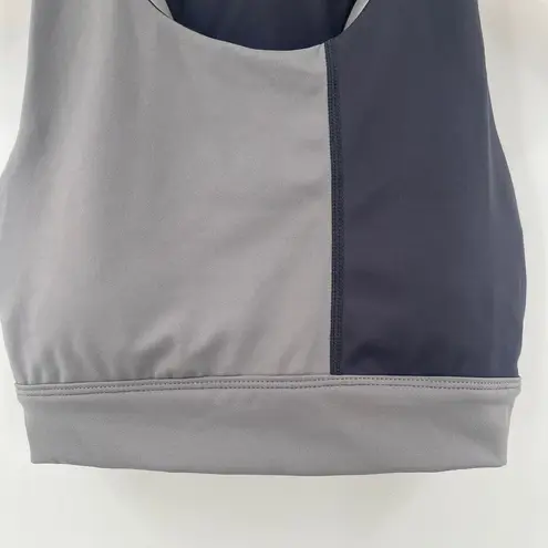 ALLFENIX Sports Bra Size Small Gray Colorblock Color Block Bra Pads Athletic Gym