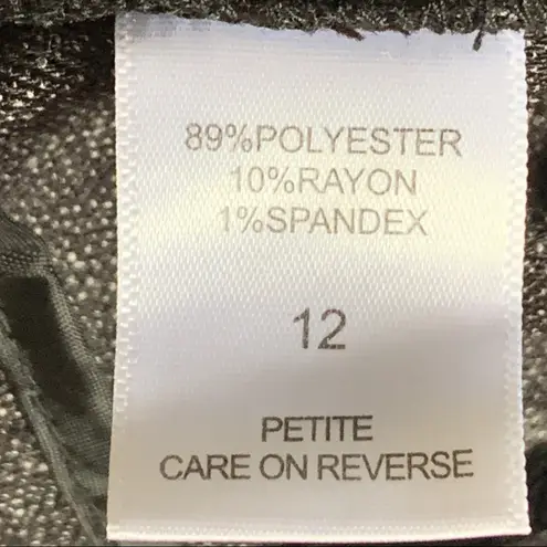 NY & Co 7th Avenue Pants Signature Fit Gray Bootcut Dress Work Pant Size 12P NEW