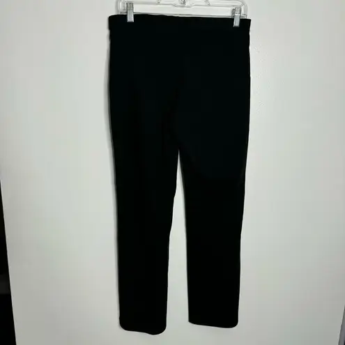 NWT Clara Sun Woo Center Seam Front Slit Ankle Pant Black Size Large Black