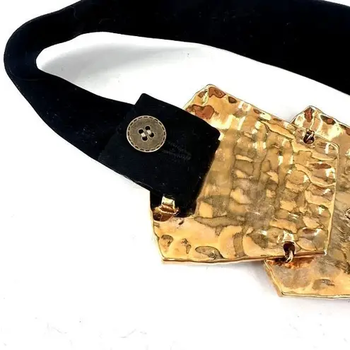 Vintage Boudon Hammered Gold