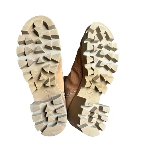 Schutz Women's Xayane Lace Up Lug Sole Booties-Size 6B