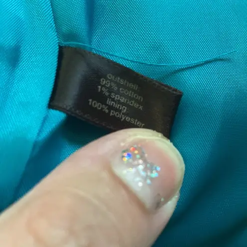 The Limited NWT  bright teal mini pencil pocket skirt, size 6