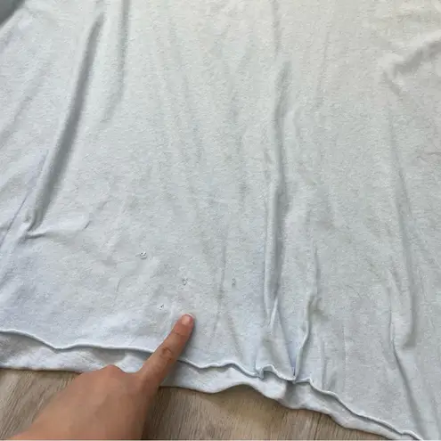 Frank & Eileen Tshirt tee lab cotton half sleeve womens Blue (medium) minimalist