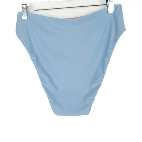 J.Crew NWT  High-Rise Bikini Bottom Blue Size Medium M NEW