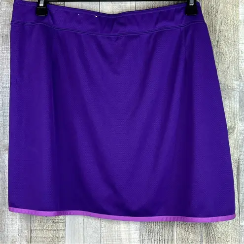 st. john's bay St. John’s Bay Active Purple Skort Quick-Dri Size XXL W/3” Side Slit