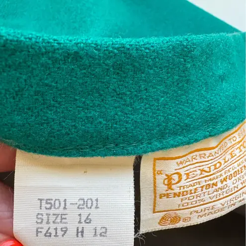 Pendleton Elegant Teal Skirt