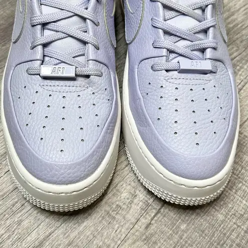 Nike Air Force 1 Low Sage Oxygen Purple Sneaker Womens 9 Platform CLEAN AR5339