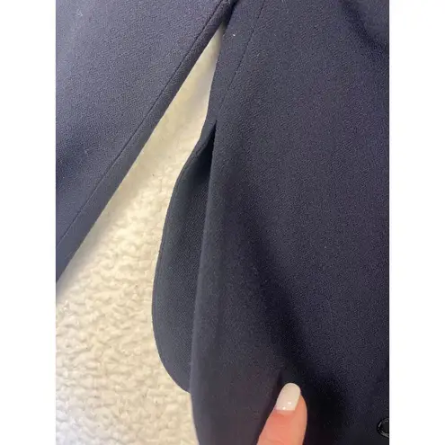 Vintage Lord & Taylor Women Embroidered Wool Blazer Knot buttons Size 14 Black