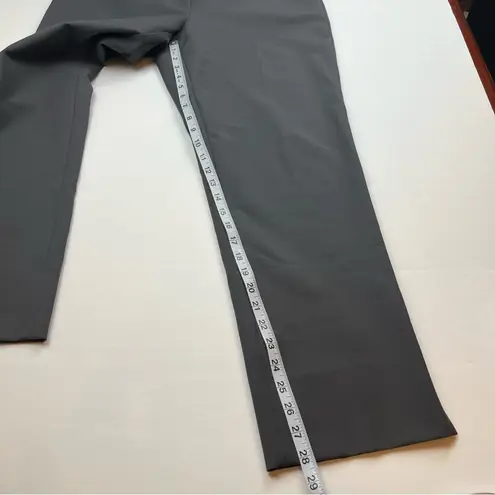 Armani Collezioni Women Size 12 / 34 Grey Gray Dress Pants Stretch *TINY FLAW