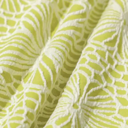 BERLOOK Floral Jacquard Knot Bikini Top ONLY 62 Green Size XS