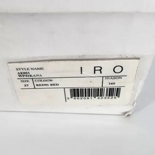 IRO Burgundy Suede/Leather Pumps Women's Size 37 (US 6.5)