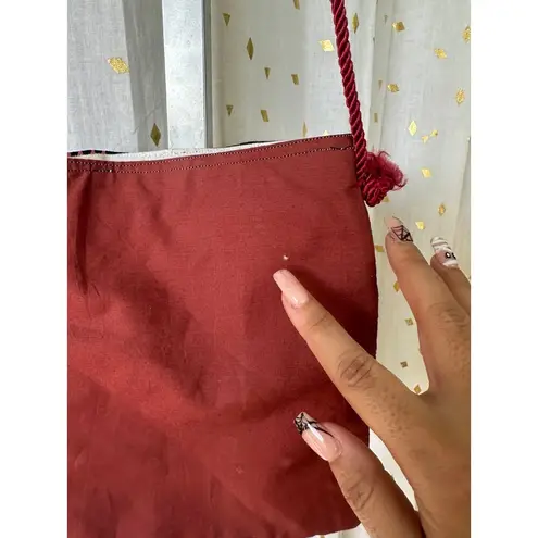 Tamiko Fujio Handmade Handcrafted Hawaiian Tribal Hook Loop Crossbody Bag Black