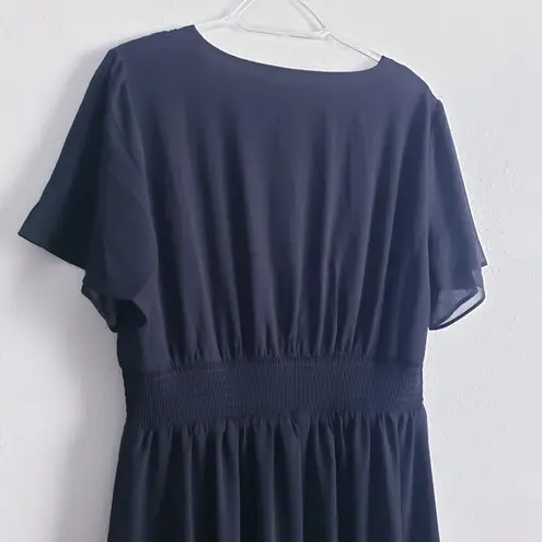 Baltic Born Birdie Maxi Dress Smocked Short Sleeve New Without Tags