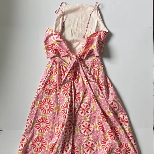 Borgo de Nor Goreti Dress in Cotton Pink Floral Size 10 NWOT