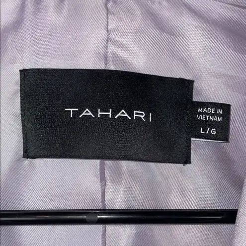 Tahari Women’s Lavender Lilac Purple Long Line Blazer Career Office Jacket