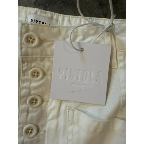 Pistola NWT Tammy High Rise Trouser in White Sz 28 $128