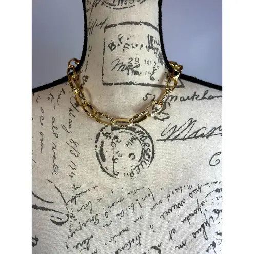 8 Other Reasons  Hammered Paper Clip Necklace 16" + 2" Extender