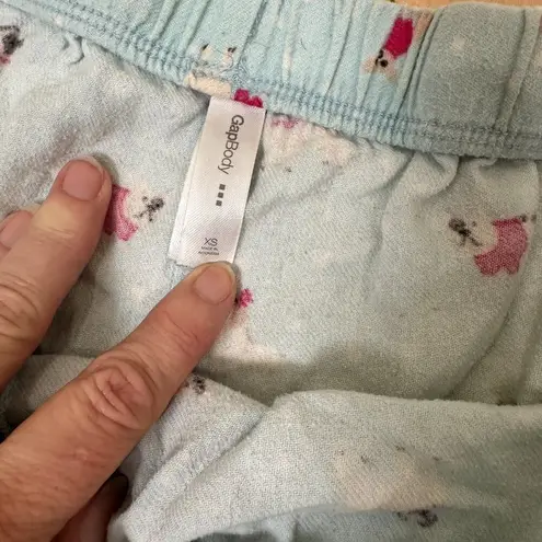 Gap Body Flannel Puppy Dog Sleep Shorts Boxers Size XS