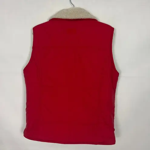 American Eagle  Vintage Full Zip Red Vest Size M