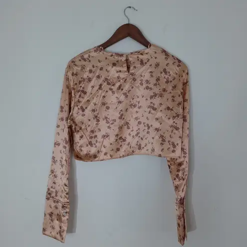 ZARA  Women Floral Print Crop Top Size Medium