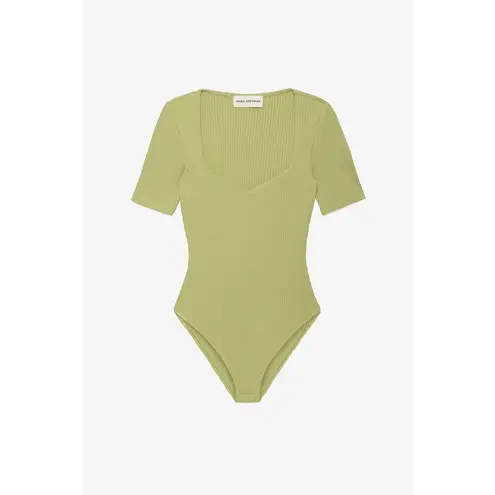 Mara Hoffman pistachio green Marlowe Body suit size xxs