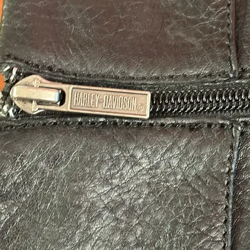 Harley Davidson Womens Sadie Black Leather Riding Boots Size 7