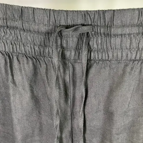 INC International Concepts Wide Leg High Rise Black Pants Size L New Classic Size L