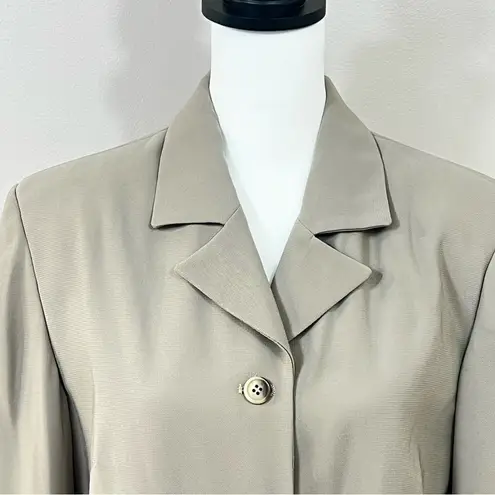 Preston & York Women's Button Blazer Size 12 Lined Career Business