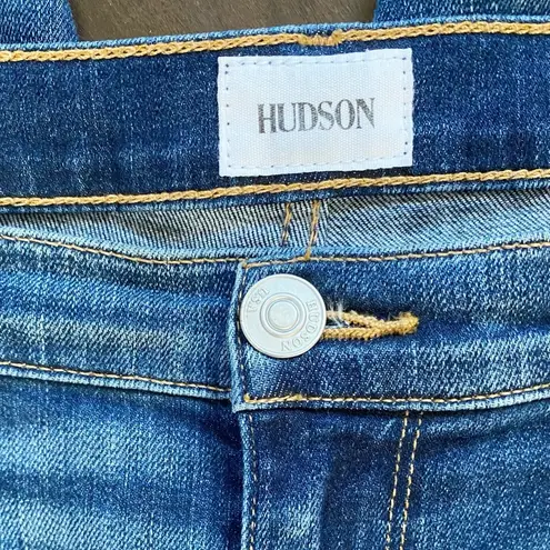 Hudson Nico Midrise Super Skinny Ankle Jeans Rose 29 X 28