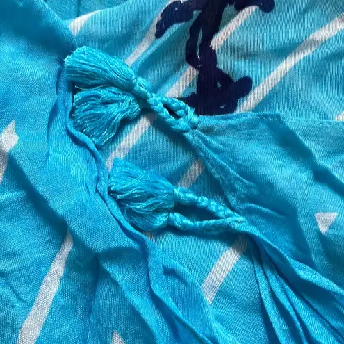 Sperry NWOT  nautical stripe anchors soft square scarf - Image 4