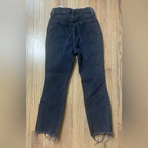 Abercrombie & Fitch  kick flare ultra high rise black jeans 24/00s