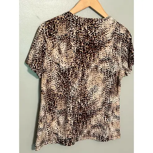 Laura Ashley Petite Medium Animal Print Shirt