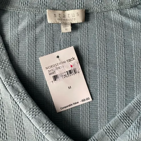 Status by Chennault Oversized Light Mint Green V