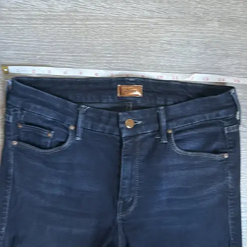 MOTHER THE LOOKER CROP jeans Coffee Tea or Blue Size 28