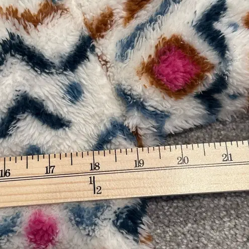 Eddie Bauer  Women's Aztec Fleece Quarterzip Sweater Size Small Hiking Outdoor