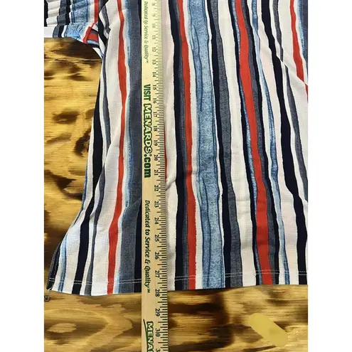 Zoe Tunic Top SIze XXL Colorful Lightweight Summer Bell Sleeves Preppy Travel