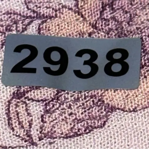 Mystree Women’s Size L Purple Pink Pastel Floral Boho Wrap Shirt Top