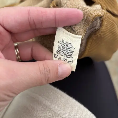 The Normal Brand Sweater Womens Size Large Jackie Vintage Fleece Crewneck Brown