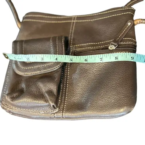 Tignanello Women's Brown Leather Crossbody Bag