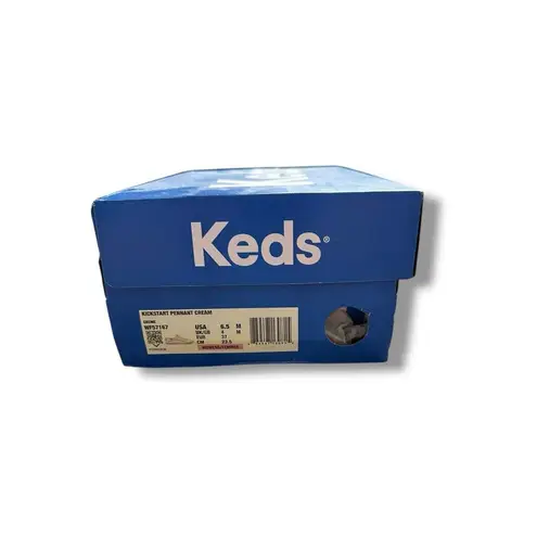 Keds  Kickstart Penant Cream Baseball Mama Stitched Sneakers Tennis Shoes 6.5