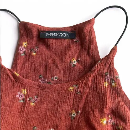 PaperMoon Brown Sleeveless Tank Top