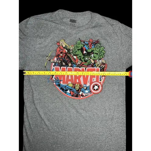 Marvel Woman's Avengers Characters Grey T-Shirt Medium