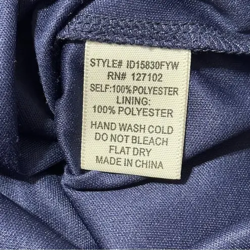 Pink Owl Apparel Women’s Size L Purple Blue Cream Medallion Print Shift Dress