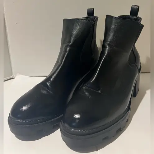 Catherine Malandrino Catherine Malandrino Black Chunky Platform Boots Y2K 90s Style Size 8